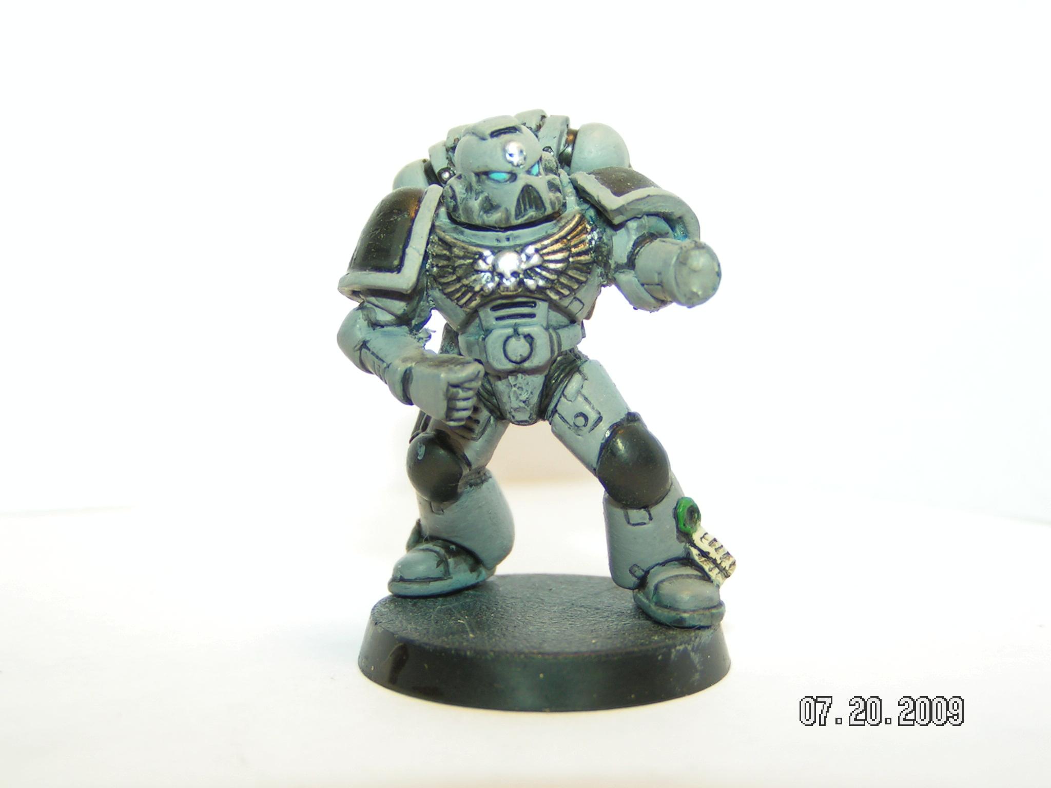 Space Marines, C.S. 1  grey and black