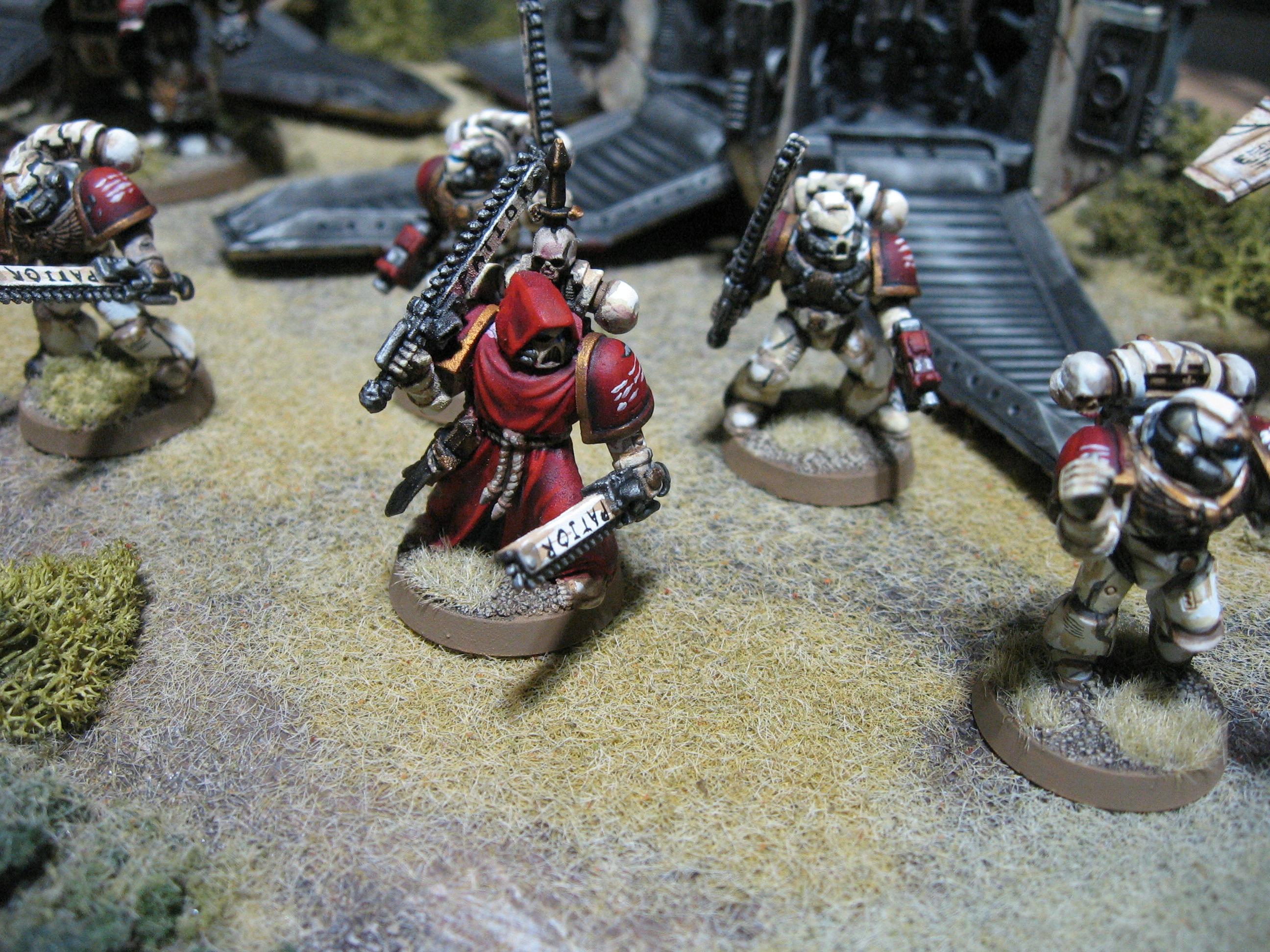 Action, Chain Sword, Dynamic, Red, Space Marines, Warhammer 40,000