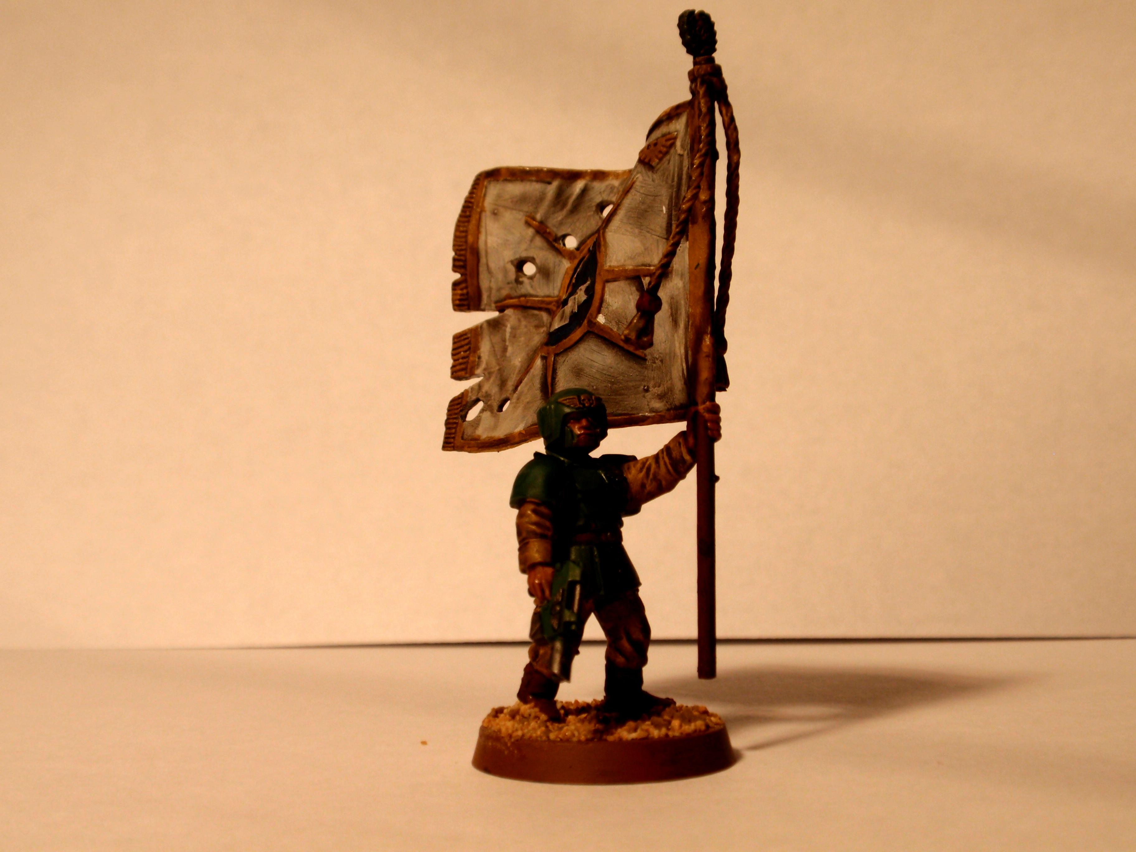 Banner, Cadians, Imperial Guard, Standard Bearer