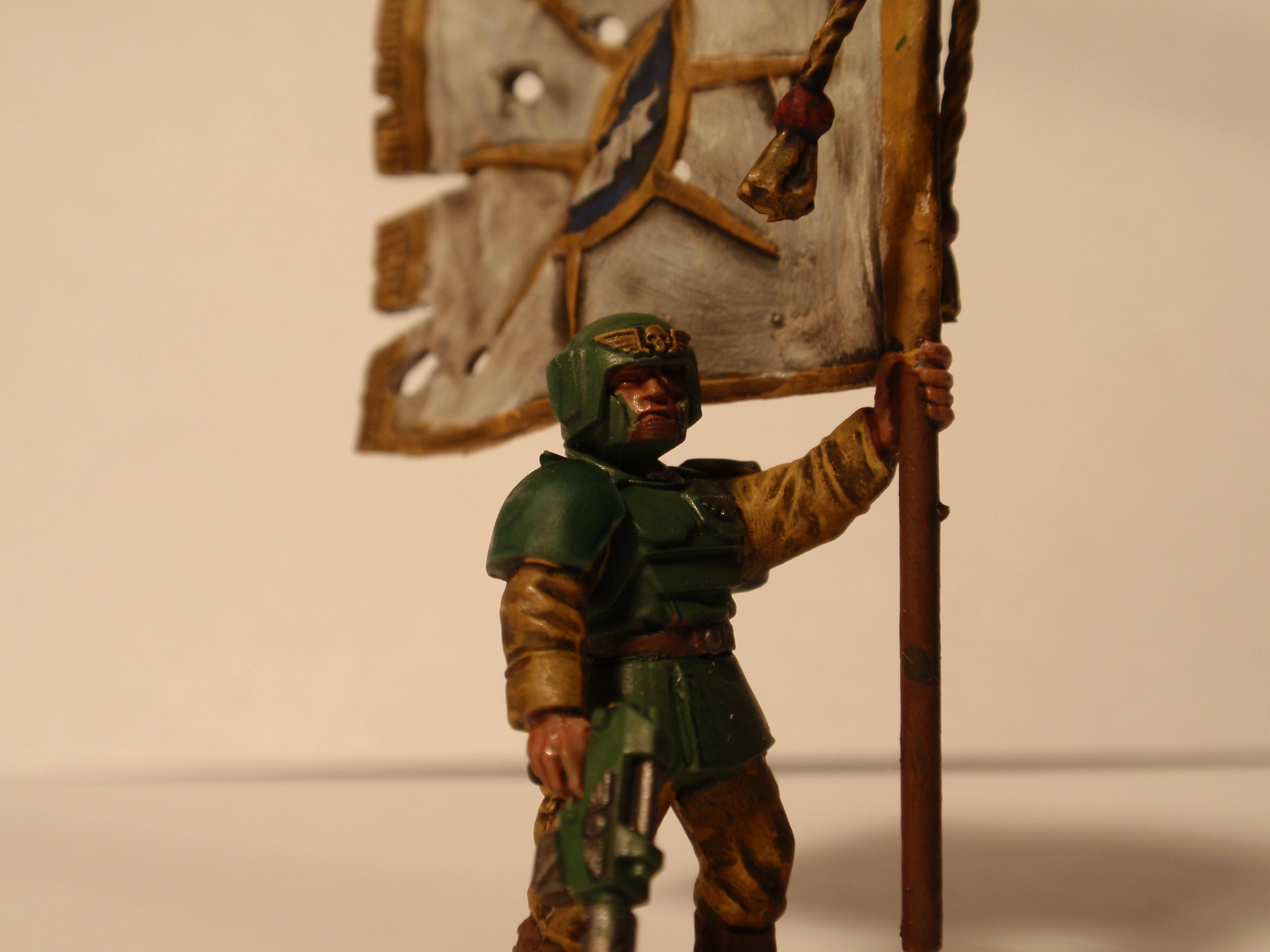Banner, Cadians, Imperial Guard, Standard Bearer