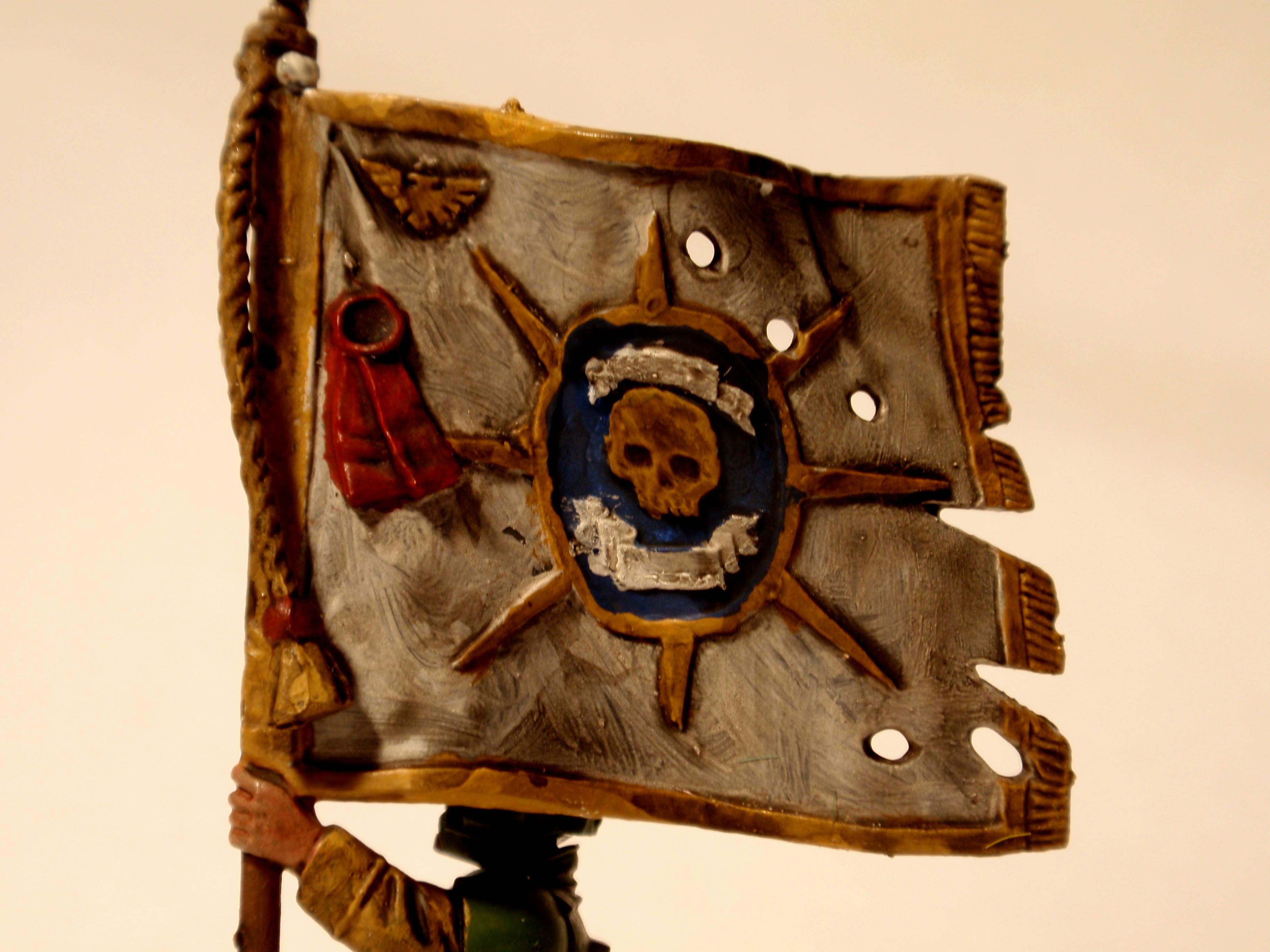 Banner, Cadians, Imperial Guard, Standard Bearer