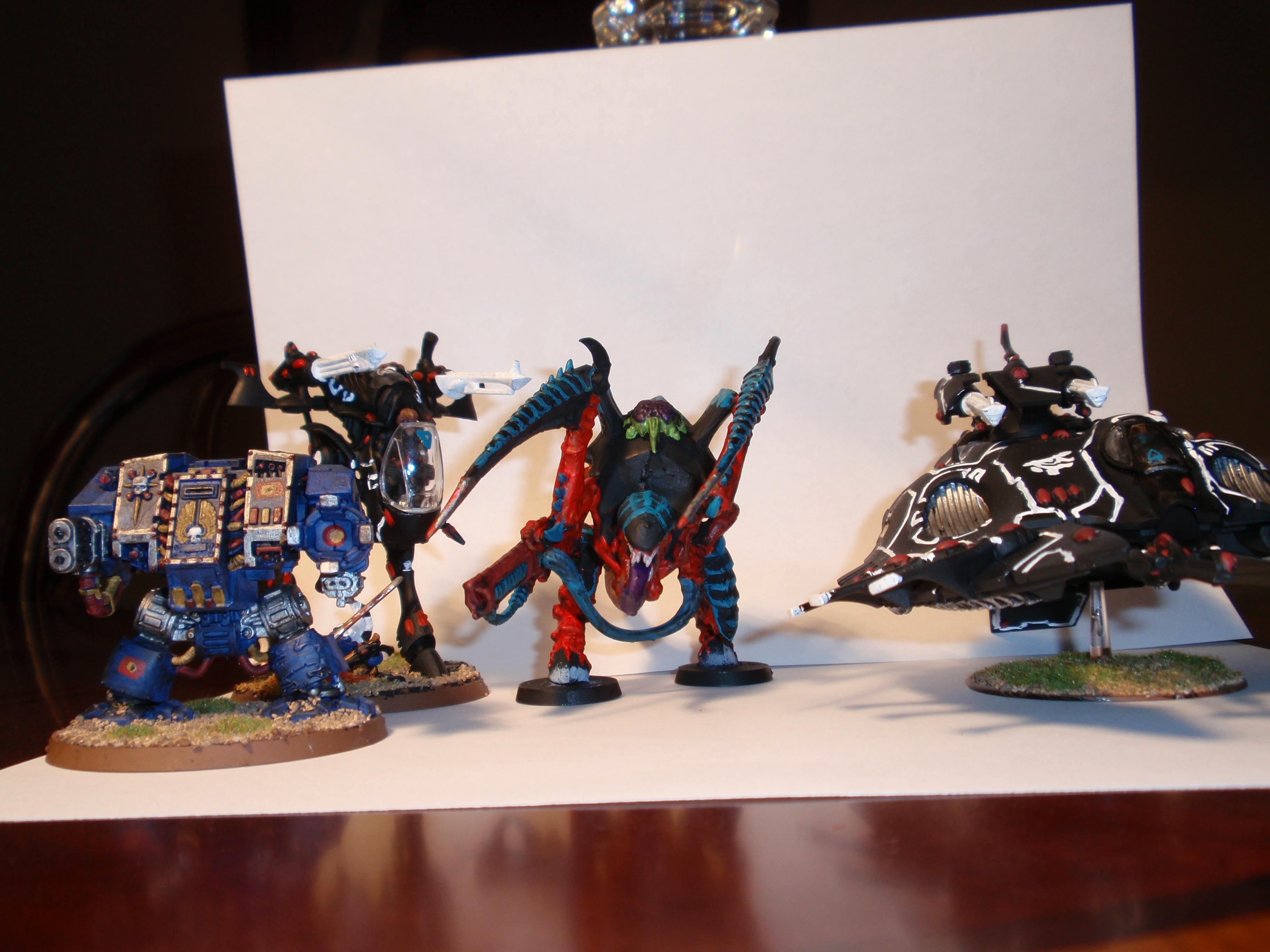 Carnifex, Dreadnought, War Walker, Wave Serpent