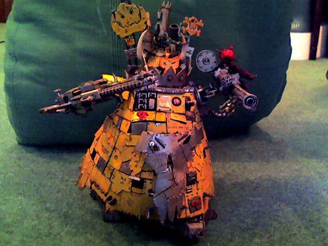 Bad, Big, Mekboy, Moon, Orks, Stompa, Titan, Yellow