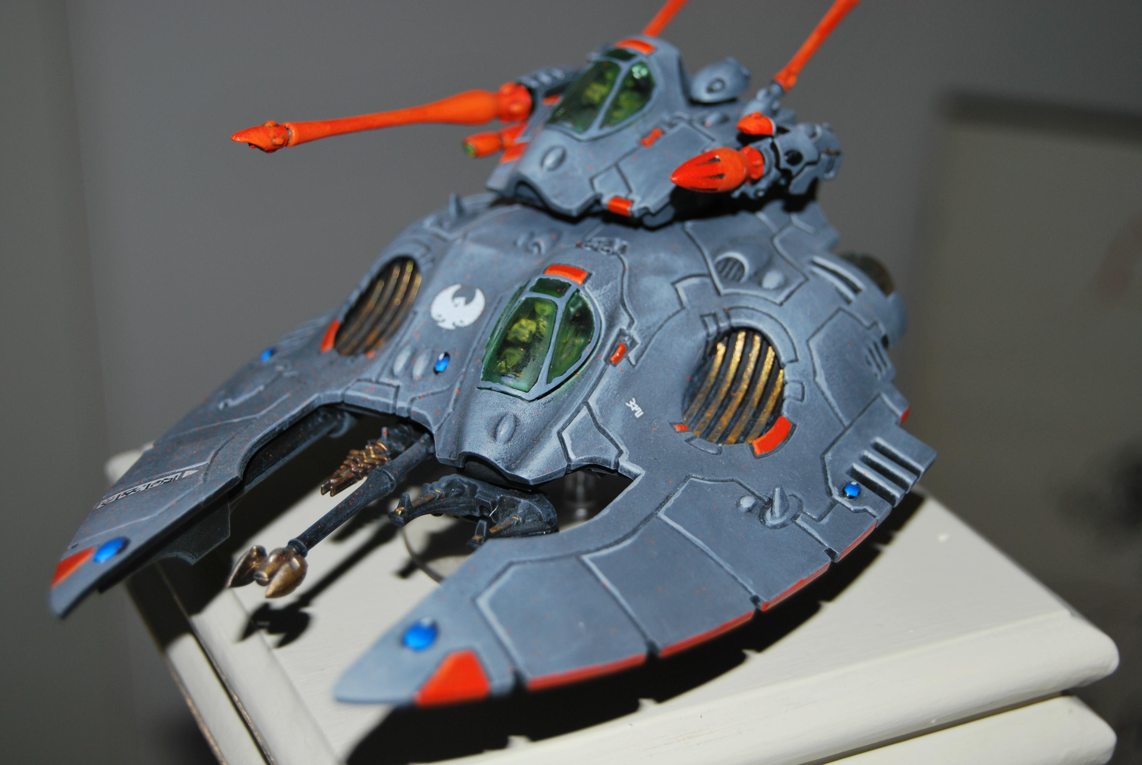 Eldar, Farseer, Grey, Jetbike, Loc, Orange, Warlock, Yme