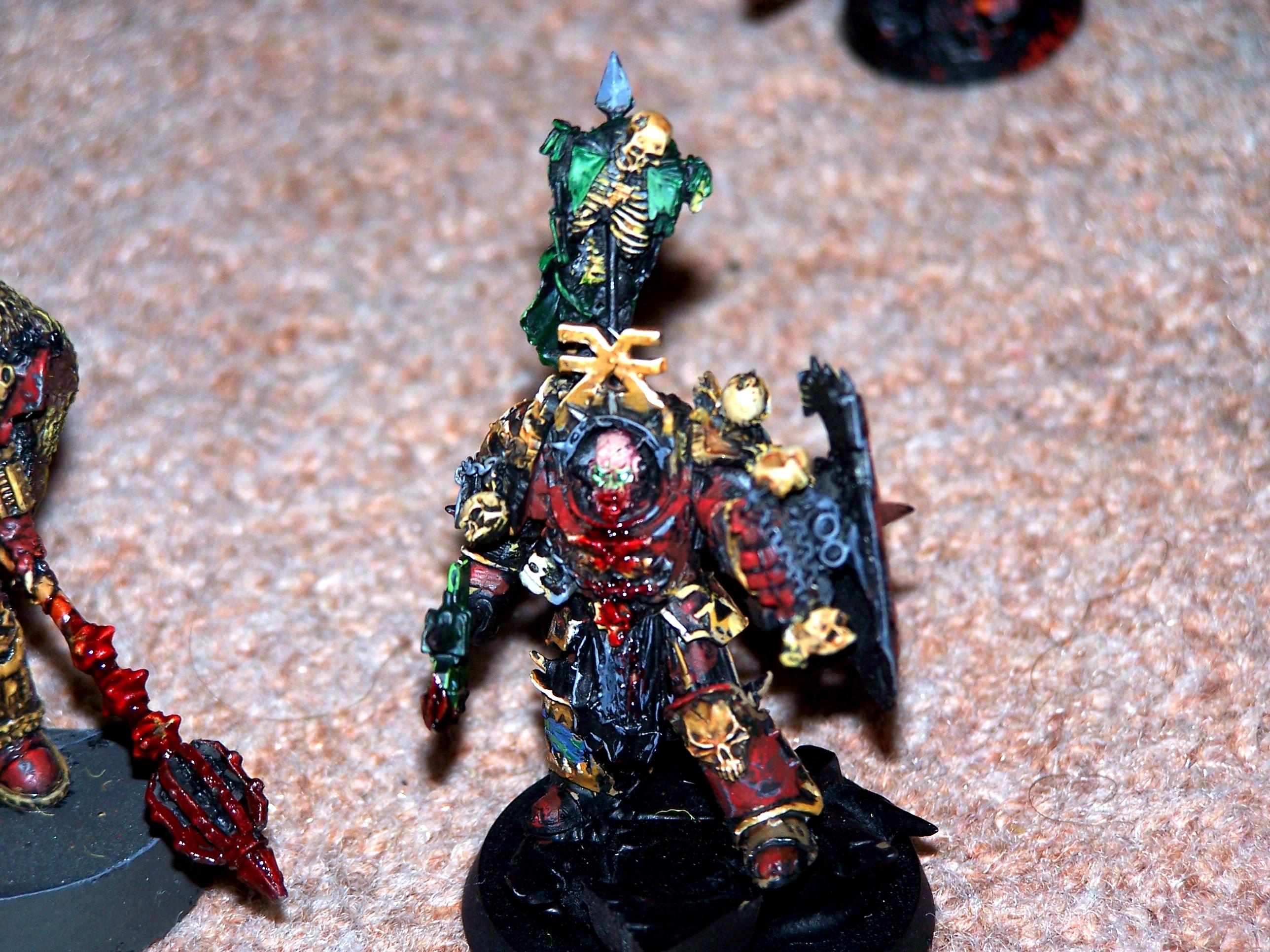 Blood, Chaos Space Marines, Glow Effect, Khorne Warrior, Warhammer 40,000, Wash