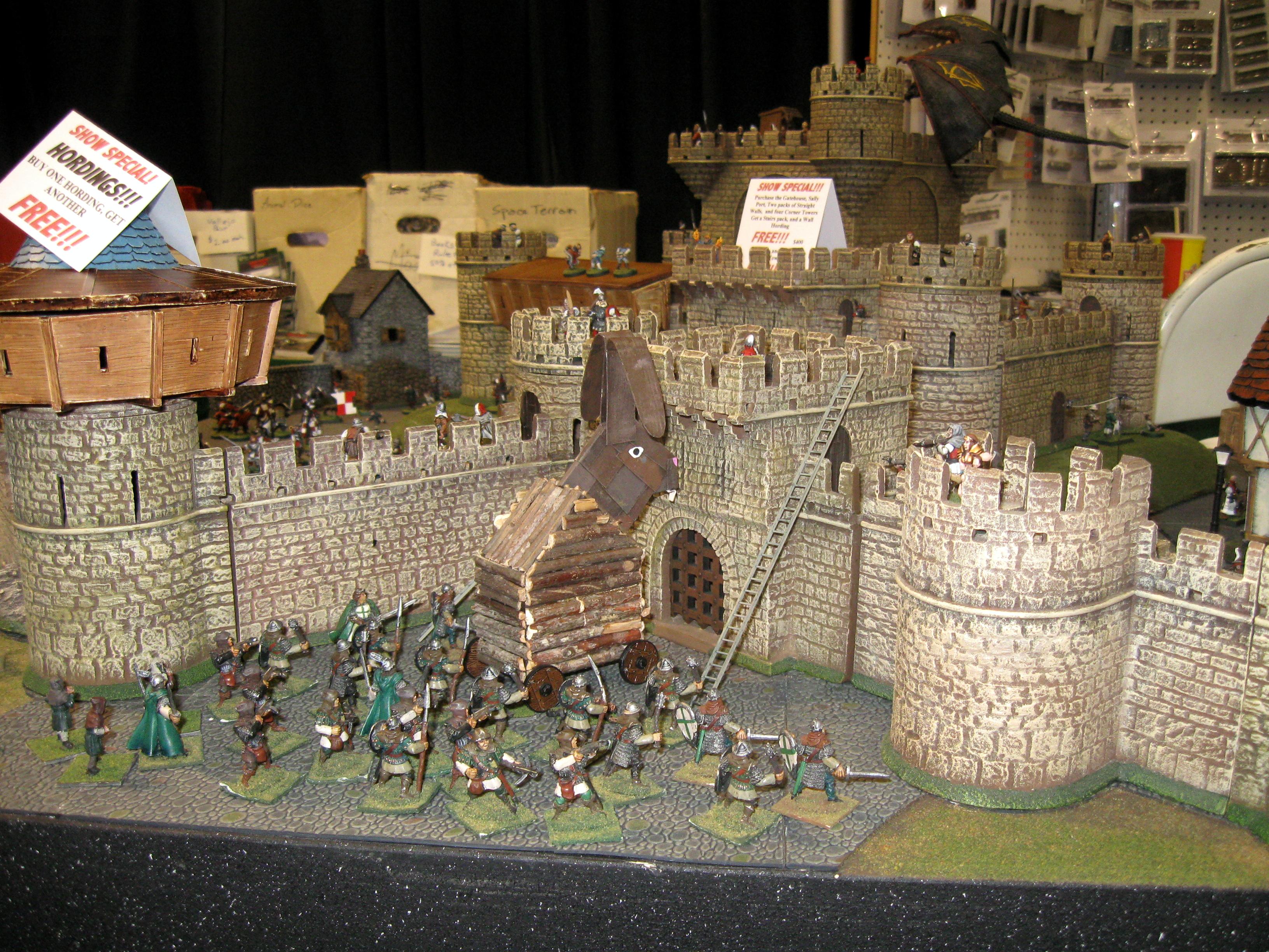 Castle, Siege, Trojan Rabbit, Walls, Warhammer Fantasy
