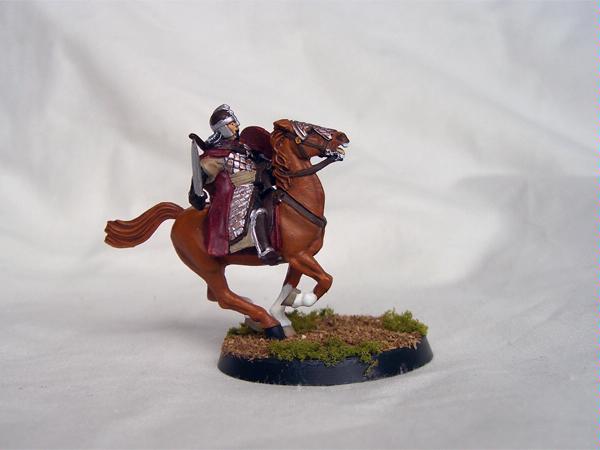 Fantasy Calvary Scalemail Flail Horse