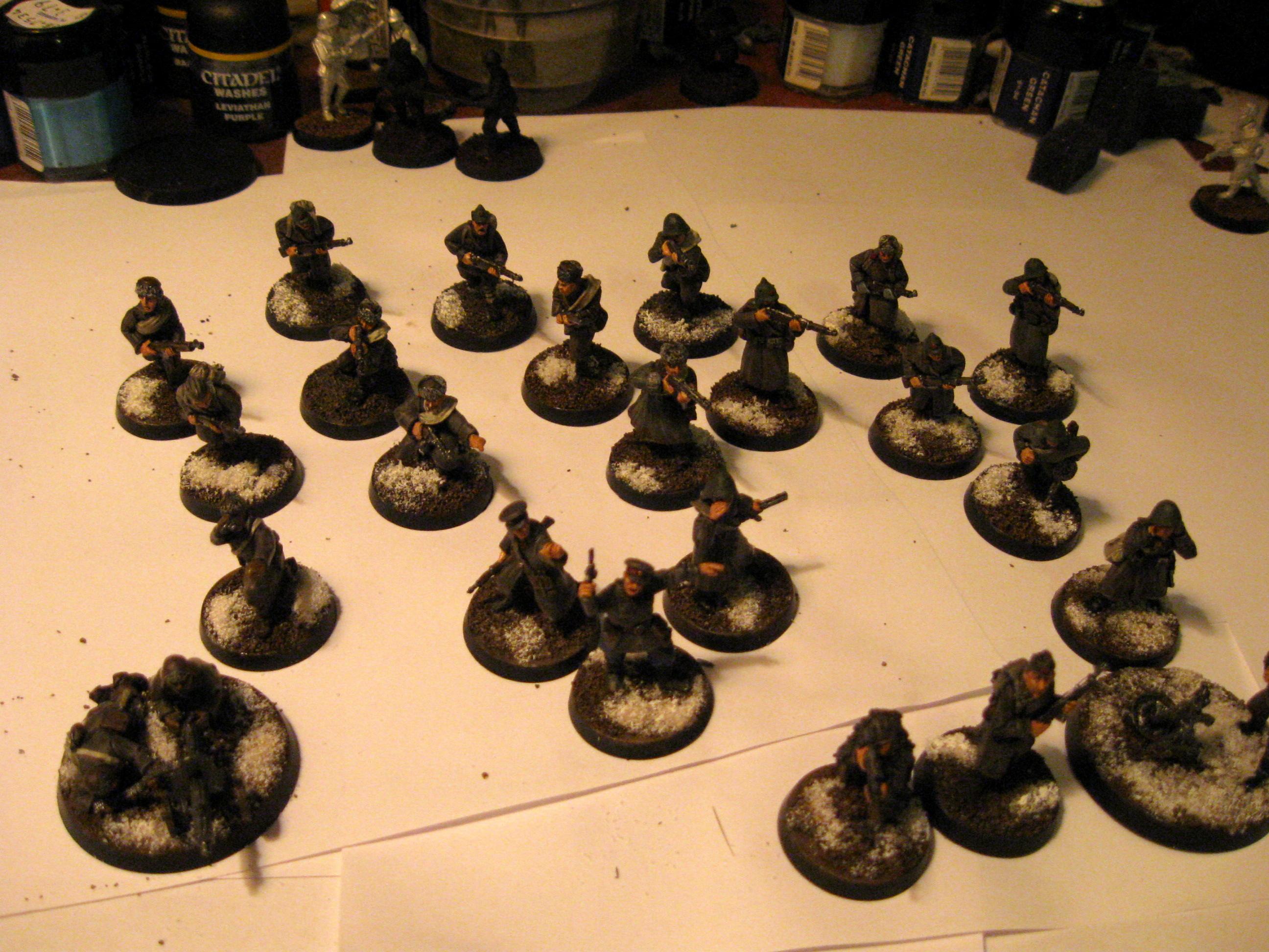 Flames Of War, Russians, Snow, Soviet