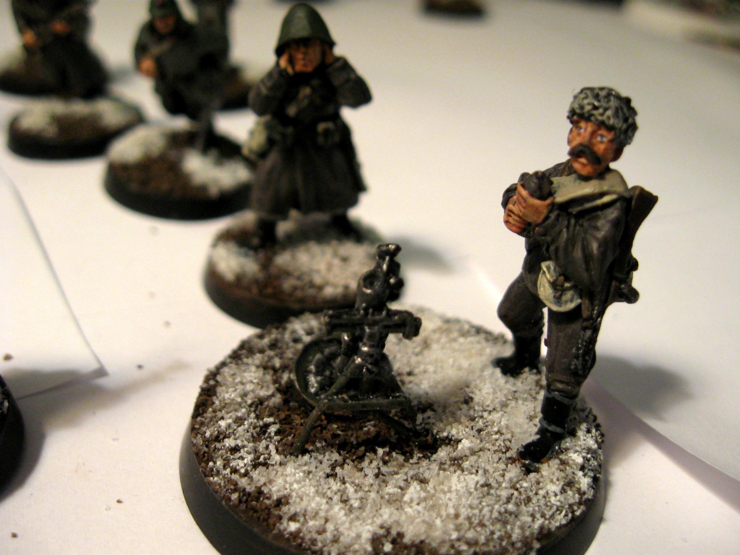 Mortar, Russians, Soviet, World War 2
