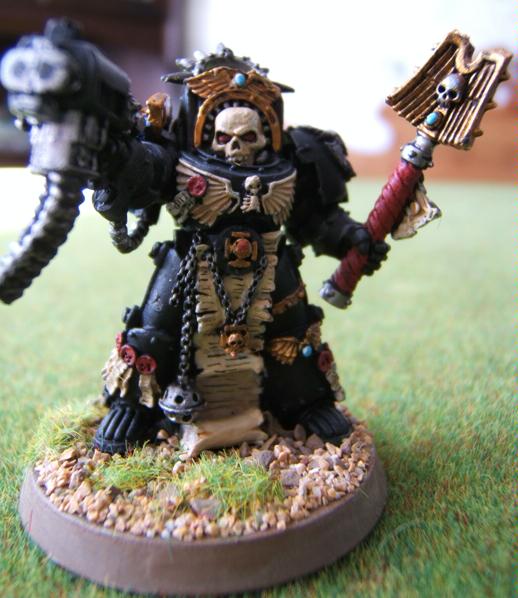 Smurfs, Space Marines, Superior, Ultramarines, Warhammer 40,000, Wip Chaplain
