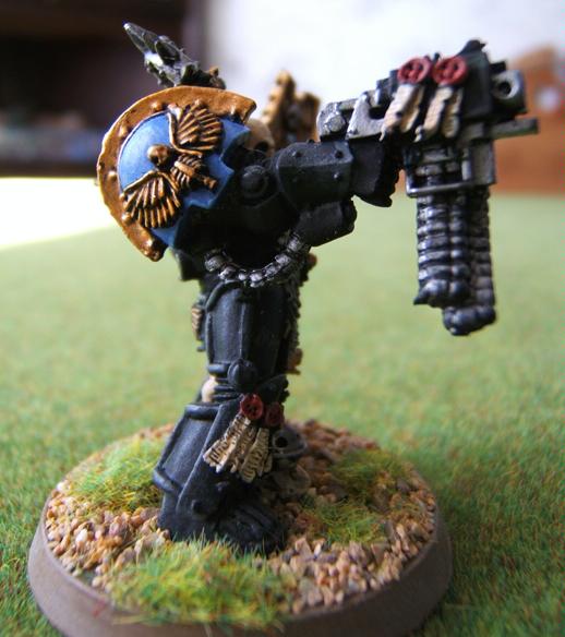 Smurfs, Space Marines, Superior, Terminator Armor, Ultramarines, Warhammer 40,000, Wip Chaplain