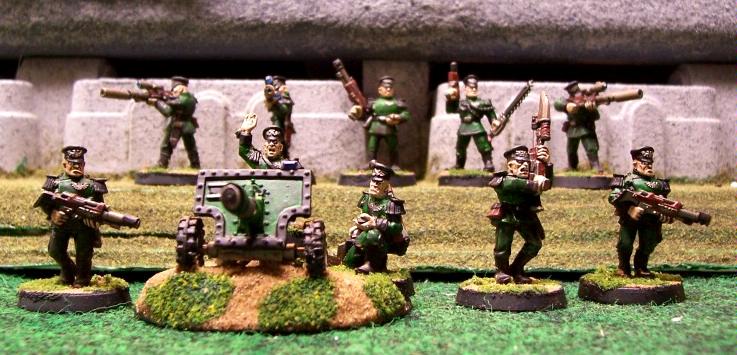 Heavy Weapons Team, Imperial Guard, Mordian Iron Guard, Warhammer 40,000