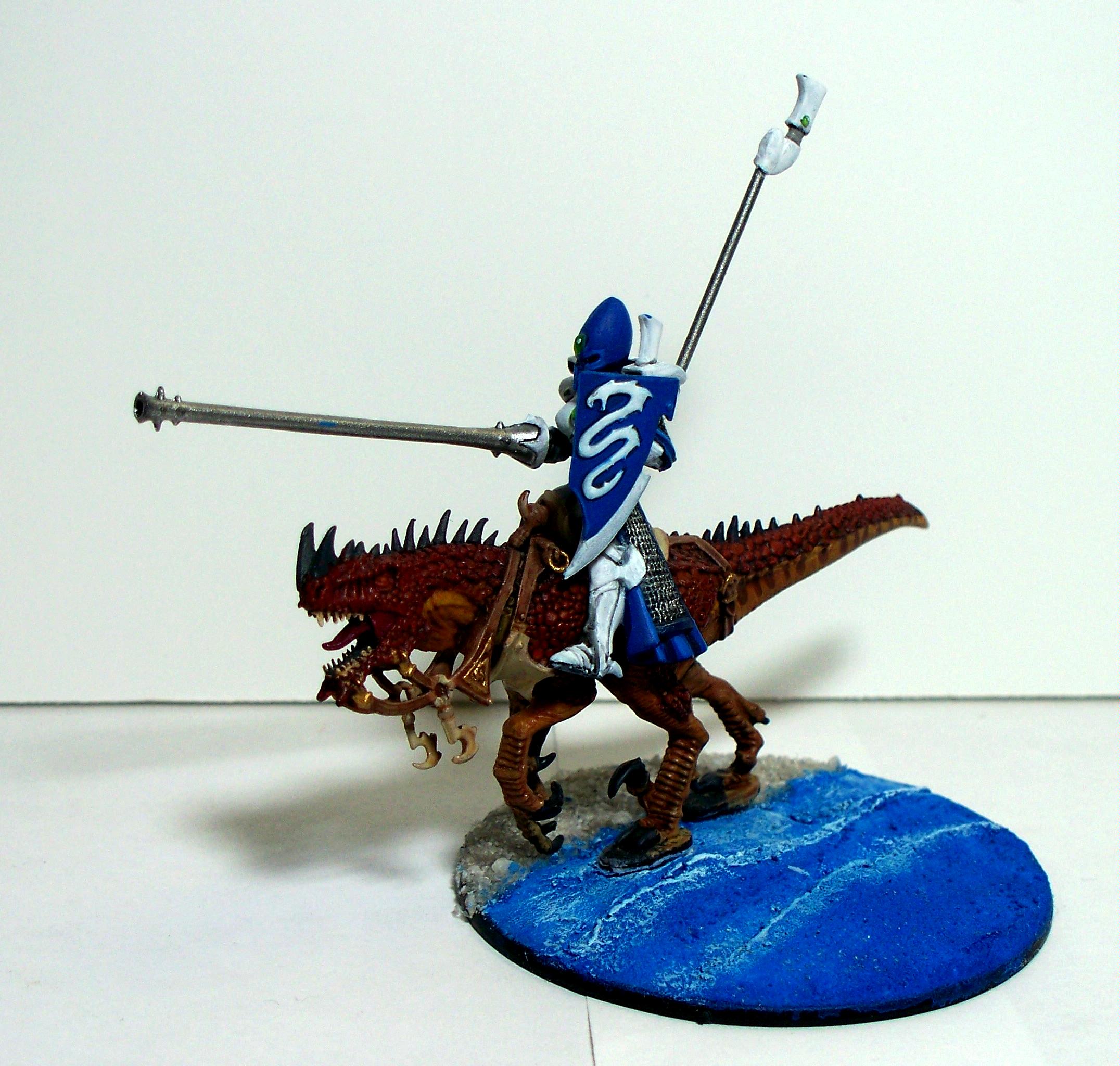 Exodites, Painted Dragon Knight close up