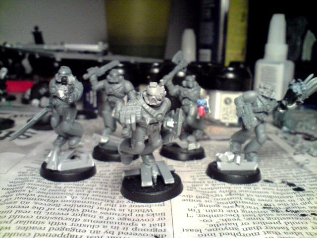 Assault Squad, Space Marines, Work In Progress