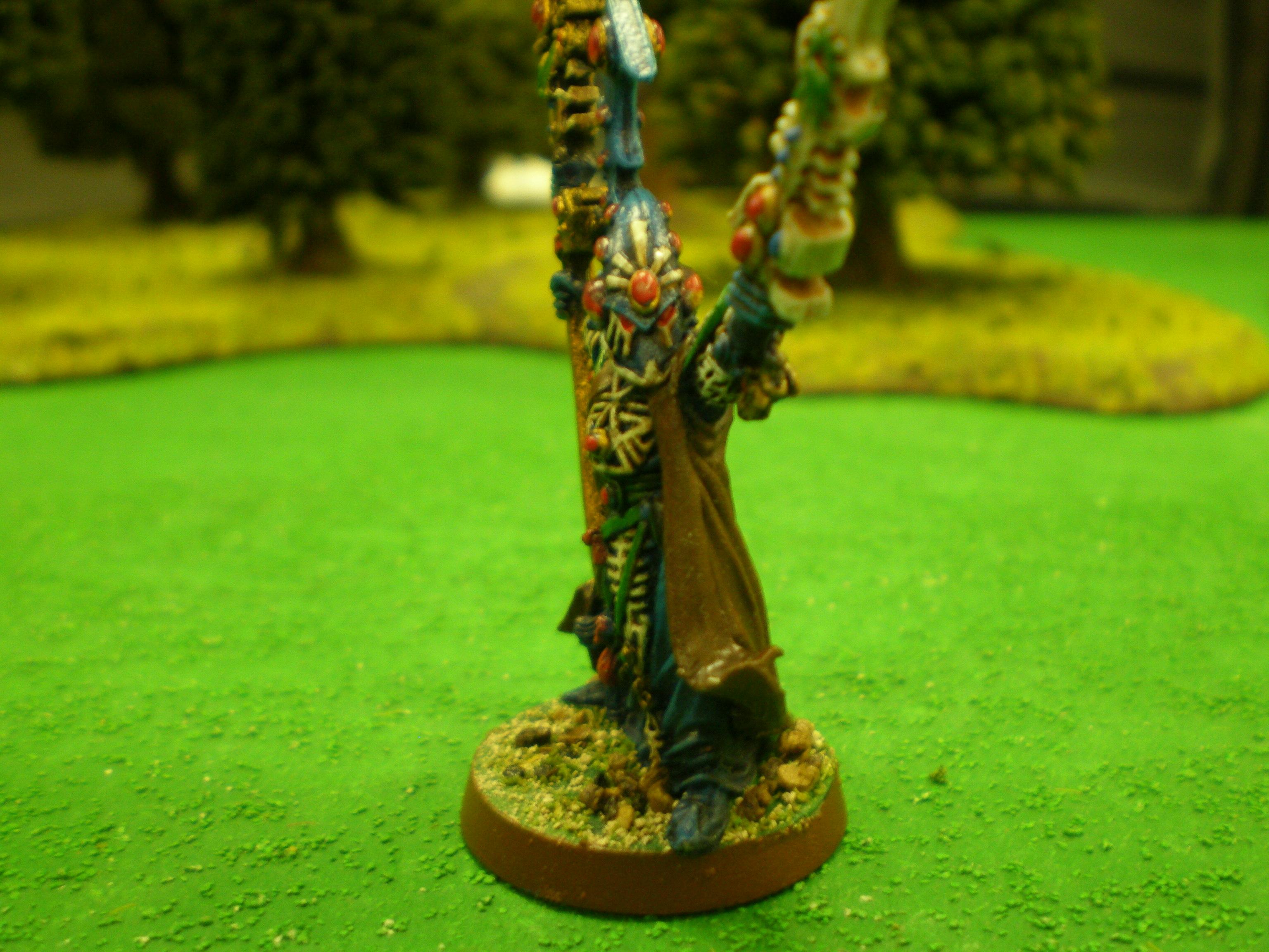 Eldar, Eldrad, Farseer, Painted, Warhammer 40,000