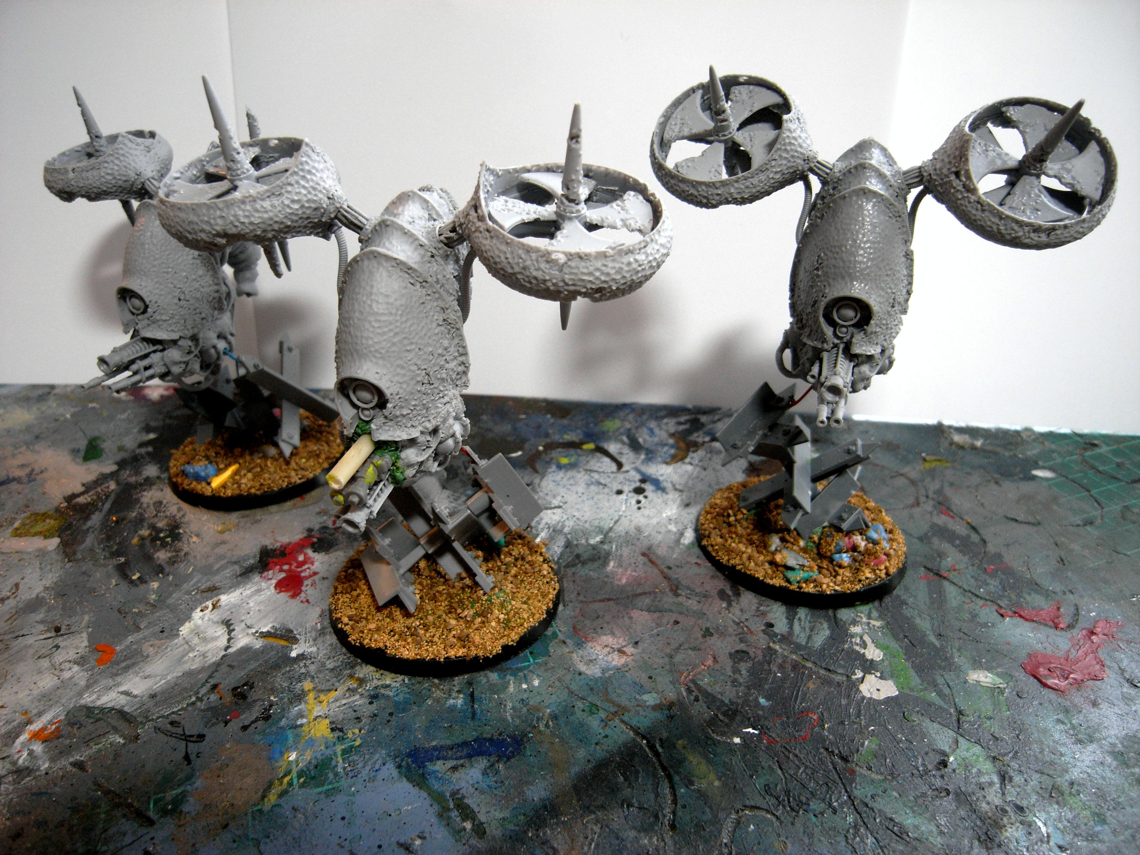 Blight Drones, Chaos, Chaos Space Marines, Nurgle, Work In Progress