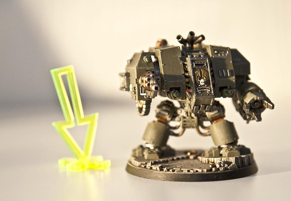 Assault Canon, Dreadnought, Objective Marker, Space Marines
