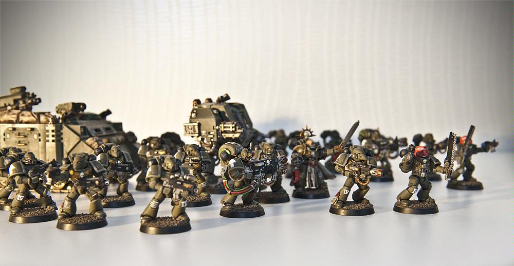 Captain, Dreadnought, Meltagun, Multimelta, Razorback, Space Marines, Tactical Squad