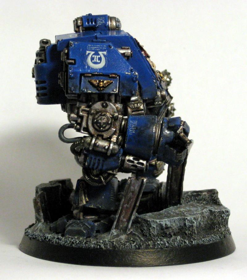 Conversion, Dreadnought, Drill, Forge World, Ironclad, Sculpting, Ultramarines, Weathered