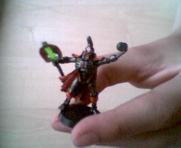 necron lord with orb front