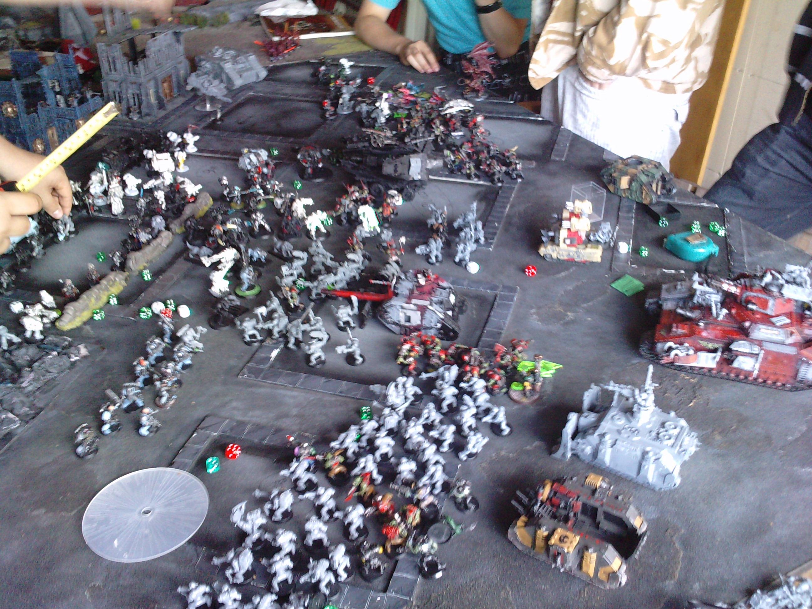 the battle starts