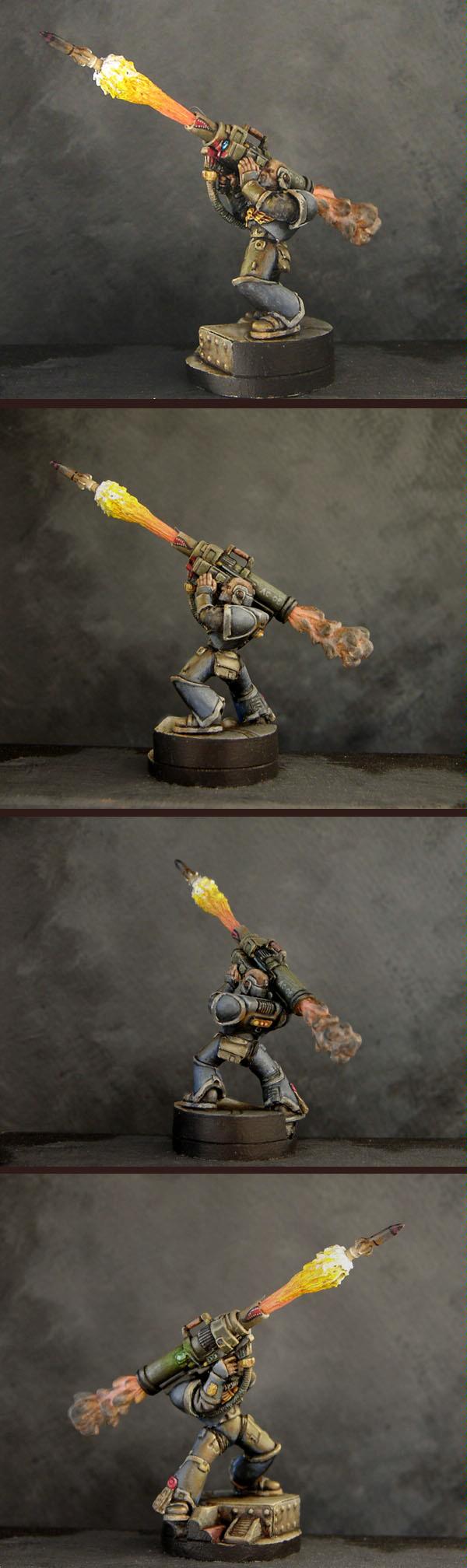 Armorcast, Awesome, Conversion, Custom Rocket Launcher, Object Source Lighting, Space Marines