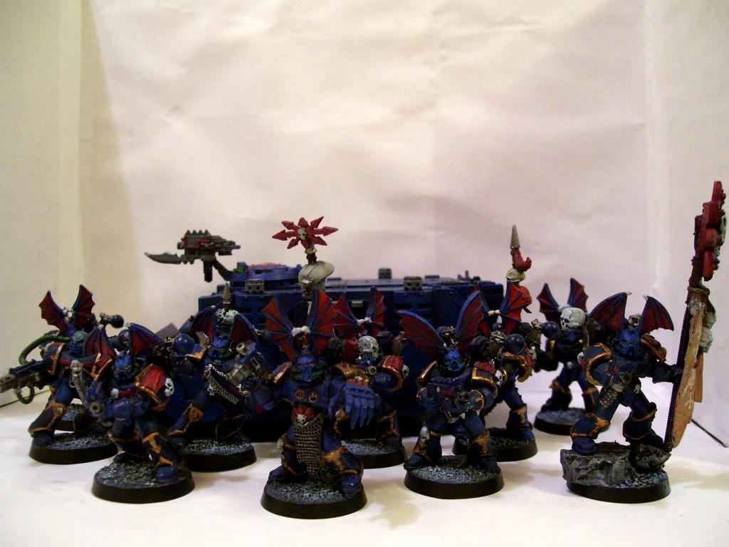 Chaos Space Marines, Night Lords, Squad, Warhammer 40,000