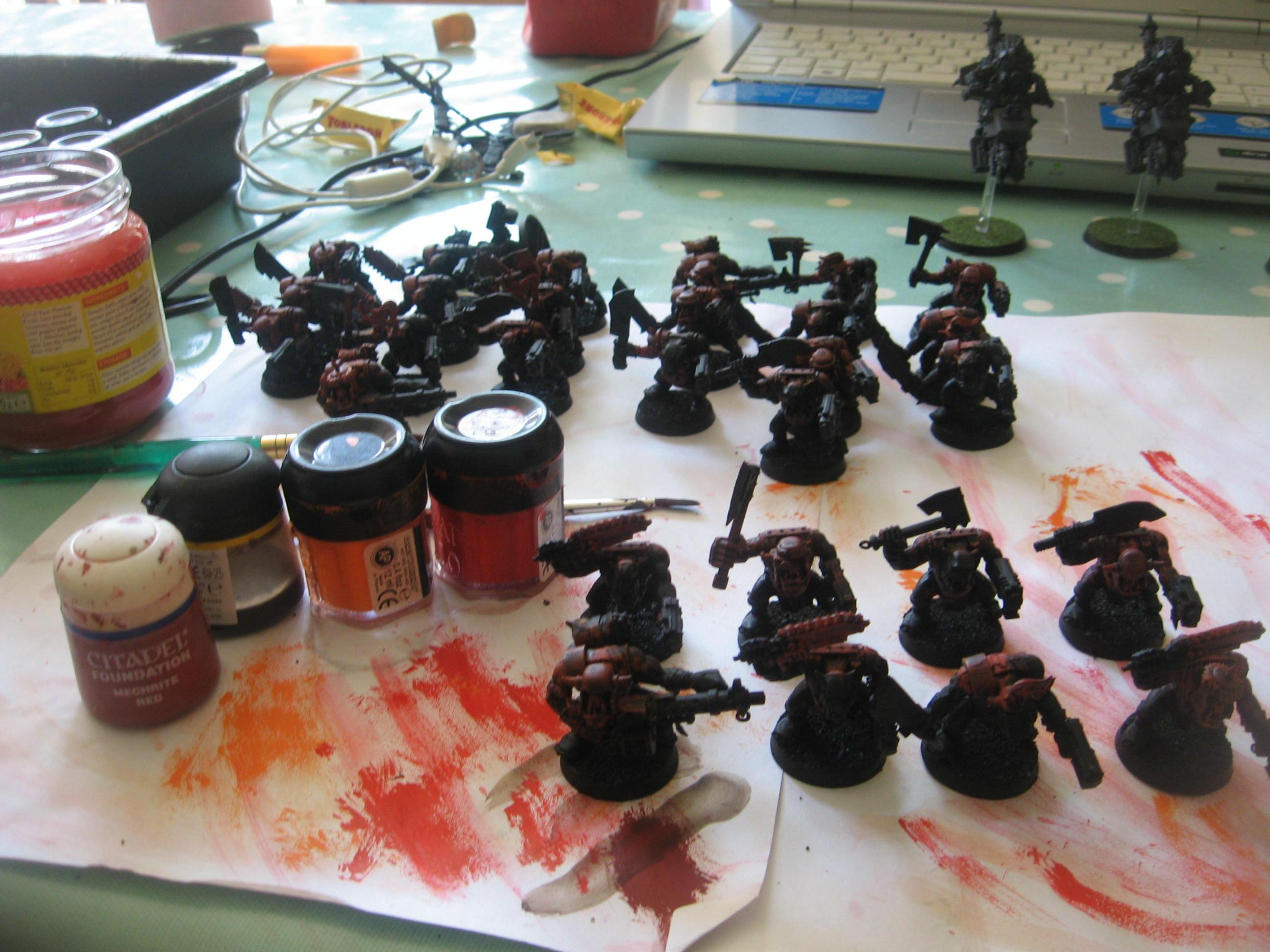 i see orks of red..