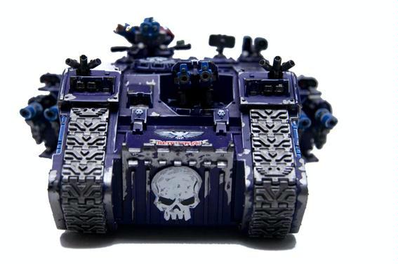 Land Raider, Skull, Space Marines