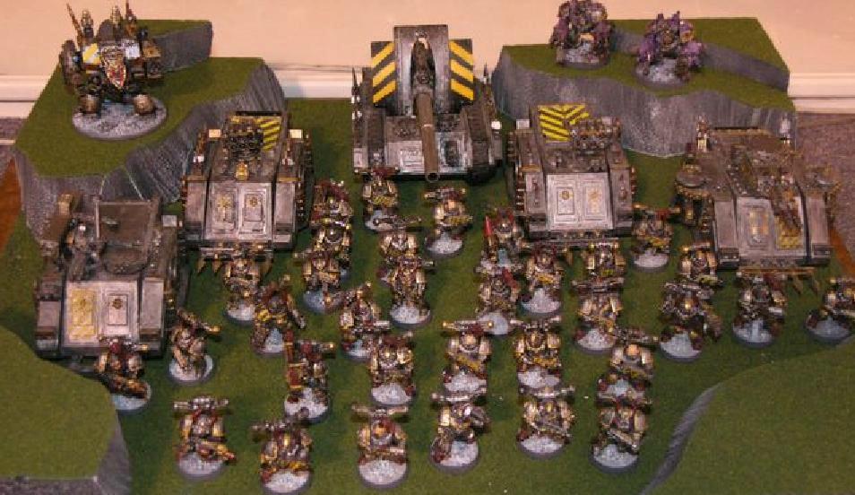Army, Chaos Space Marines, Iron Warriors, Warhammer 40,000