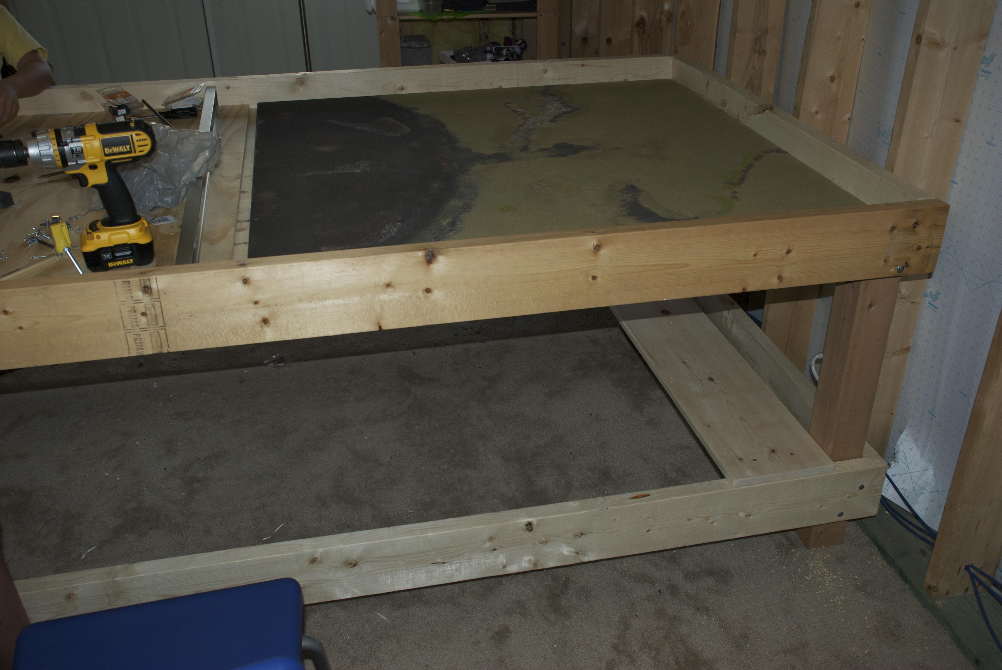 Game Table, Work In Progress