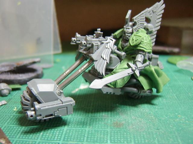 Awesome, Conversion, Dark Angels, Greenstuff, Ravenwing, Ravenwing Lord