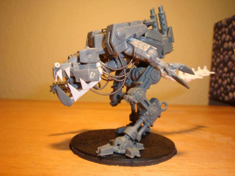 28mm, Conversion, Cybersquig, Deff Dread, Dreadnought, Games Workshop, Orks, Science-fiction, Warhammer 40,000, Work In Progress