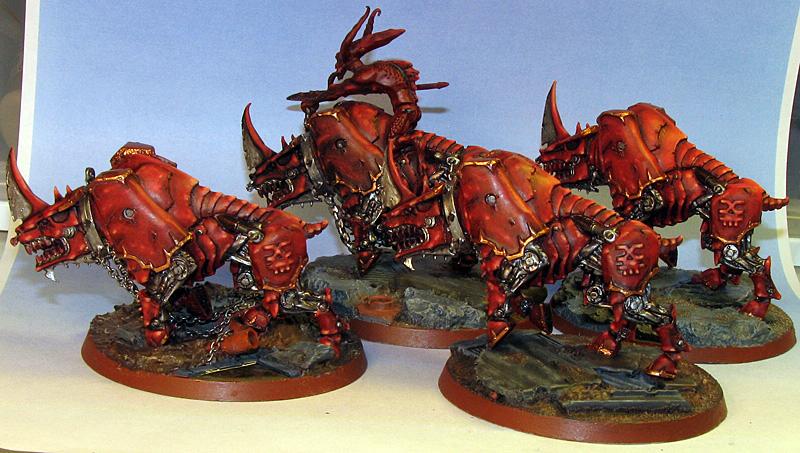 Bloodcrushers, Chaos, Daemons, Juggernaughts