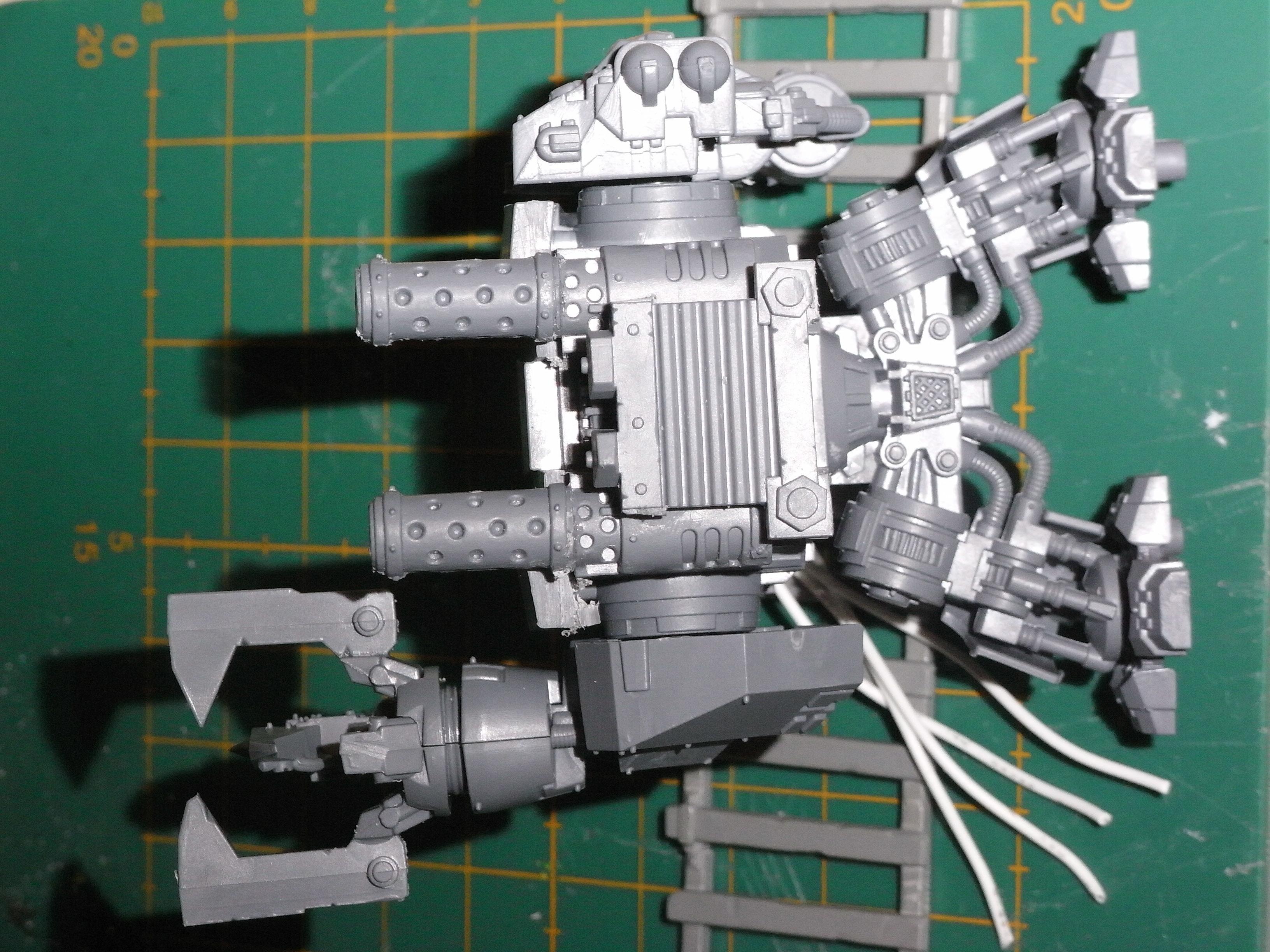 Assault On Black Reach, Conversion, Deff Dread, Dreadnought, Orks, Work In Progress