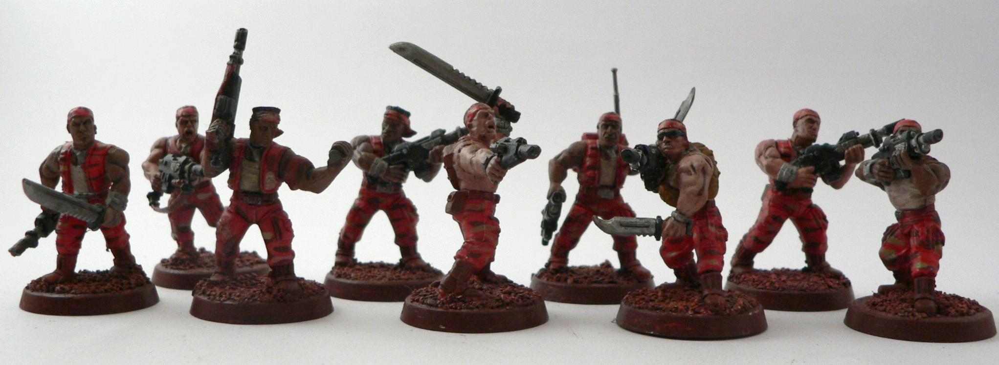 Catachan, Guardsmen, Imperial Guard, Lasgun, Mars, Martian