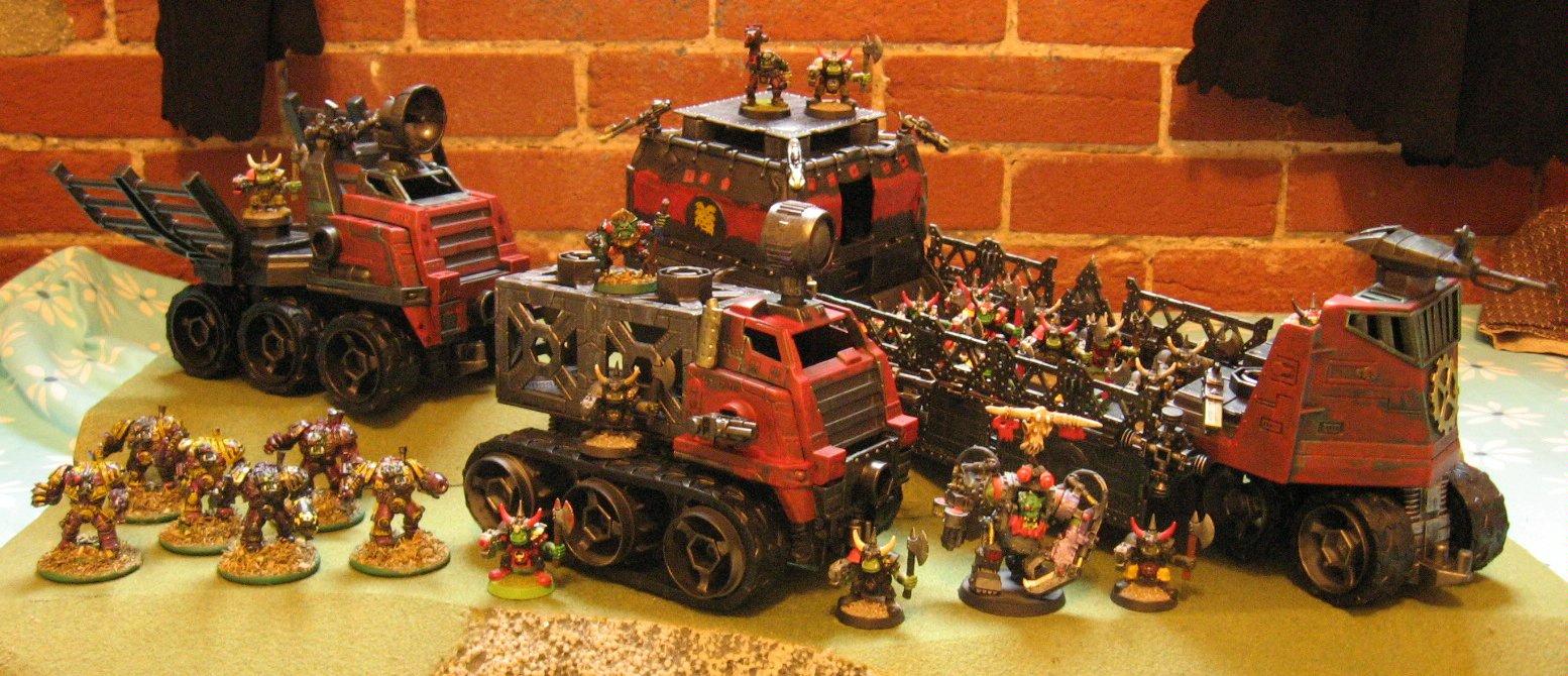 Orks, Kitbashed Trucks