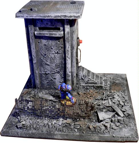 Fortified, Planetary Strike, Scratch Build, Terrain, Tower, Warhammer 40,000