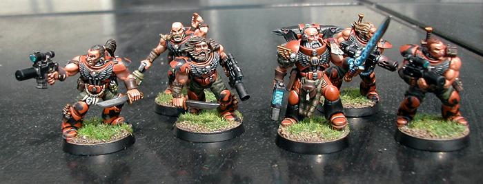 Celt, Mastiff, Ravenborn, Scouts, Space Marines