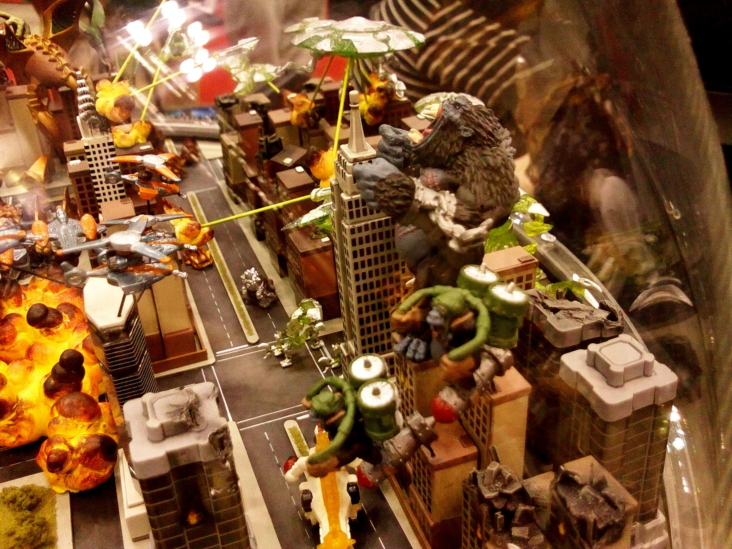 City, Diorama, Monsterpocalypse, Monsters