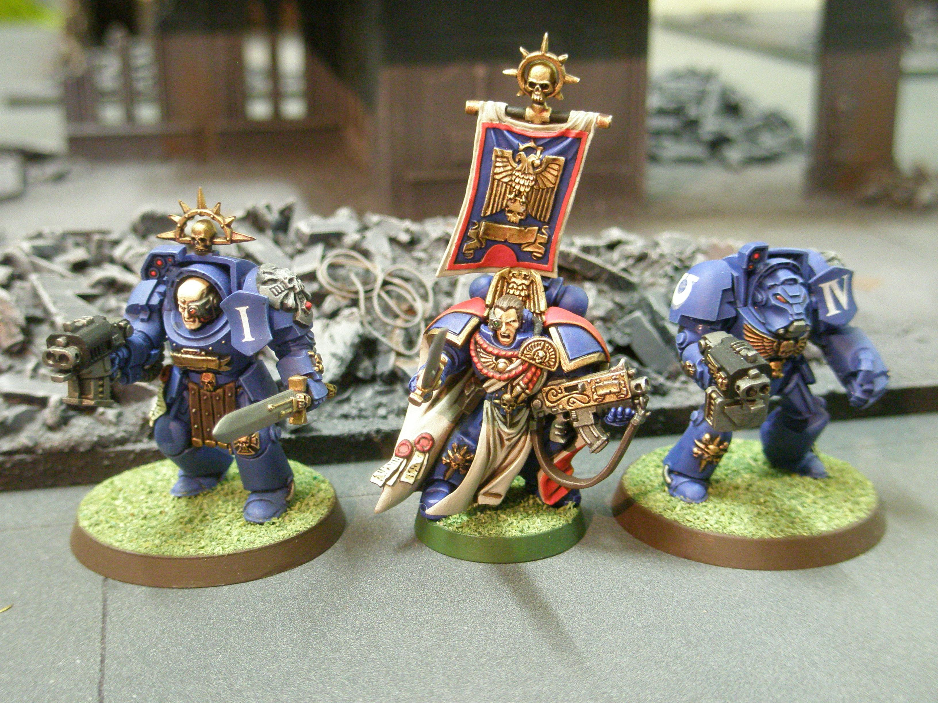 Abfbr, Captain, Space Marines, Terminator Armor, Ultramarines, Warhammer 40,000