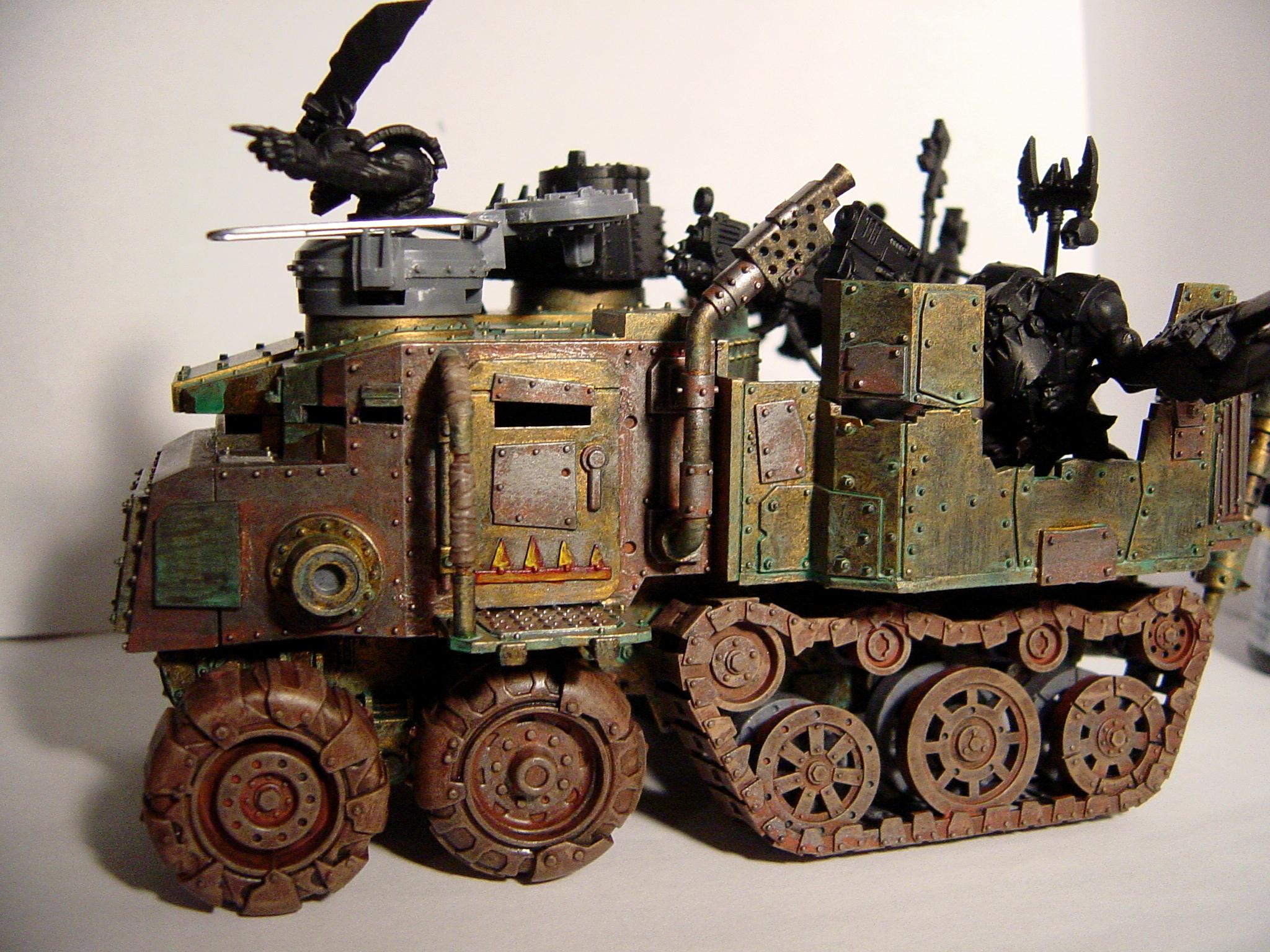 Battle, Battlewagon, Orks, Wagon, Work In Progress