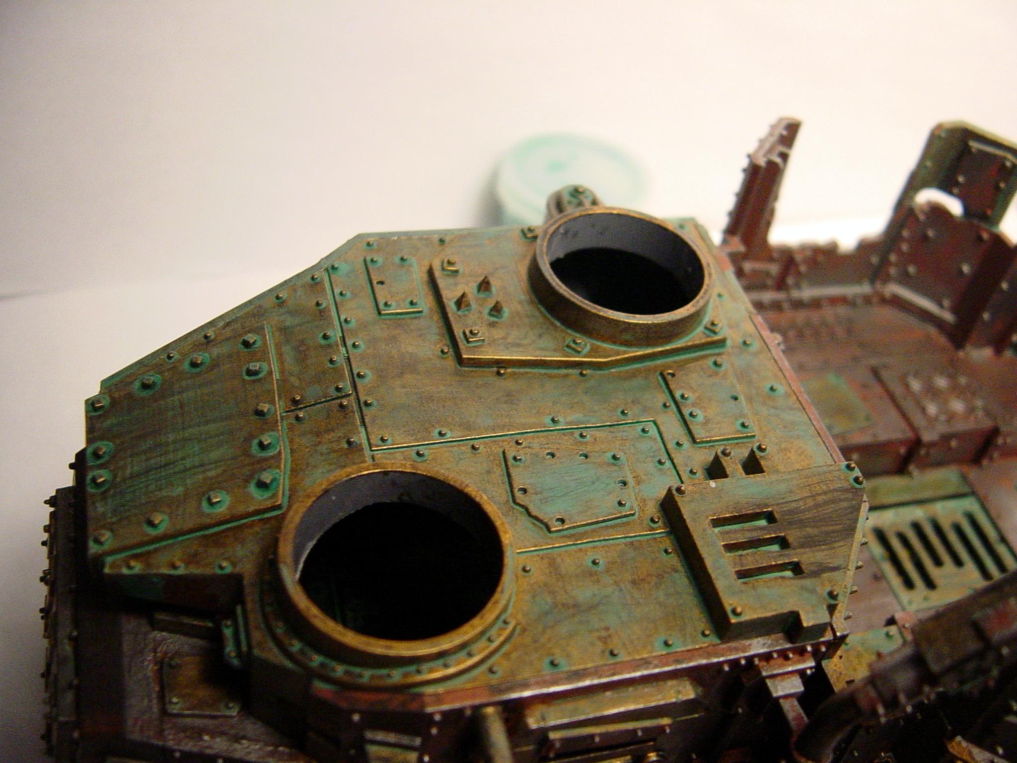 Battle, Battlewagon, Bronze, Copper, Orks, Patina, Rust, Wagon