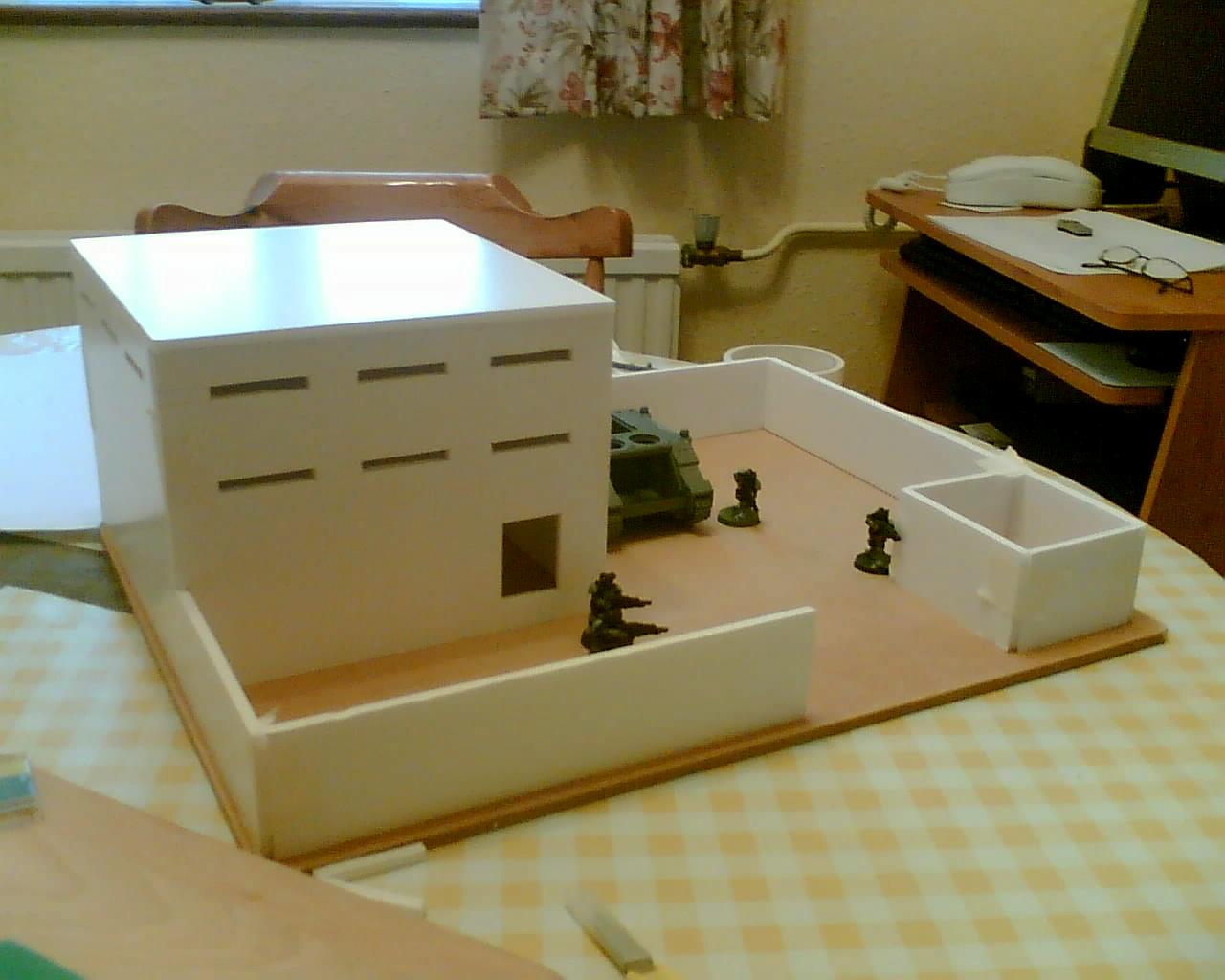 Adeptus Arbites, Enforcers, Precinct, Scratch Build, Terrain