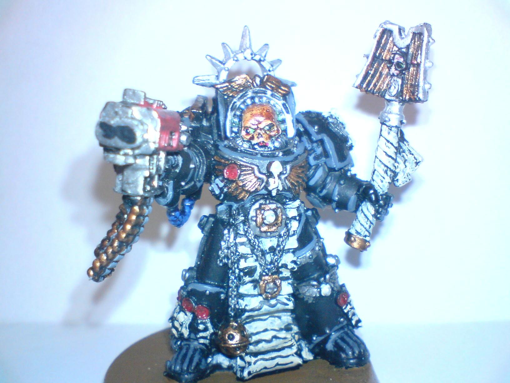 Chaplin, Imperial, Space Marines, Storm Bolter