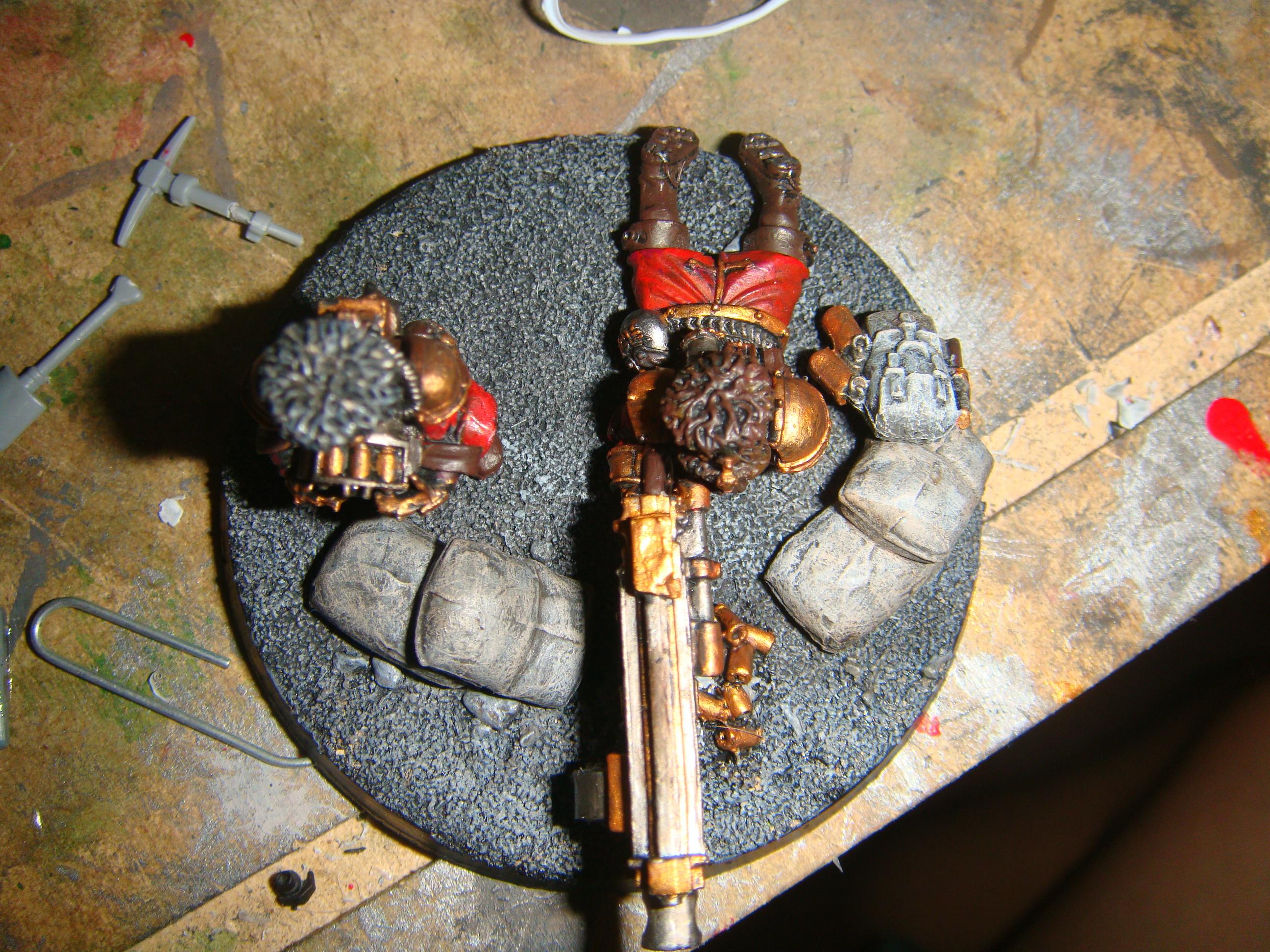 My HW base, another sandbag and Backpack added