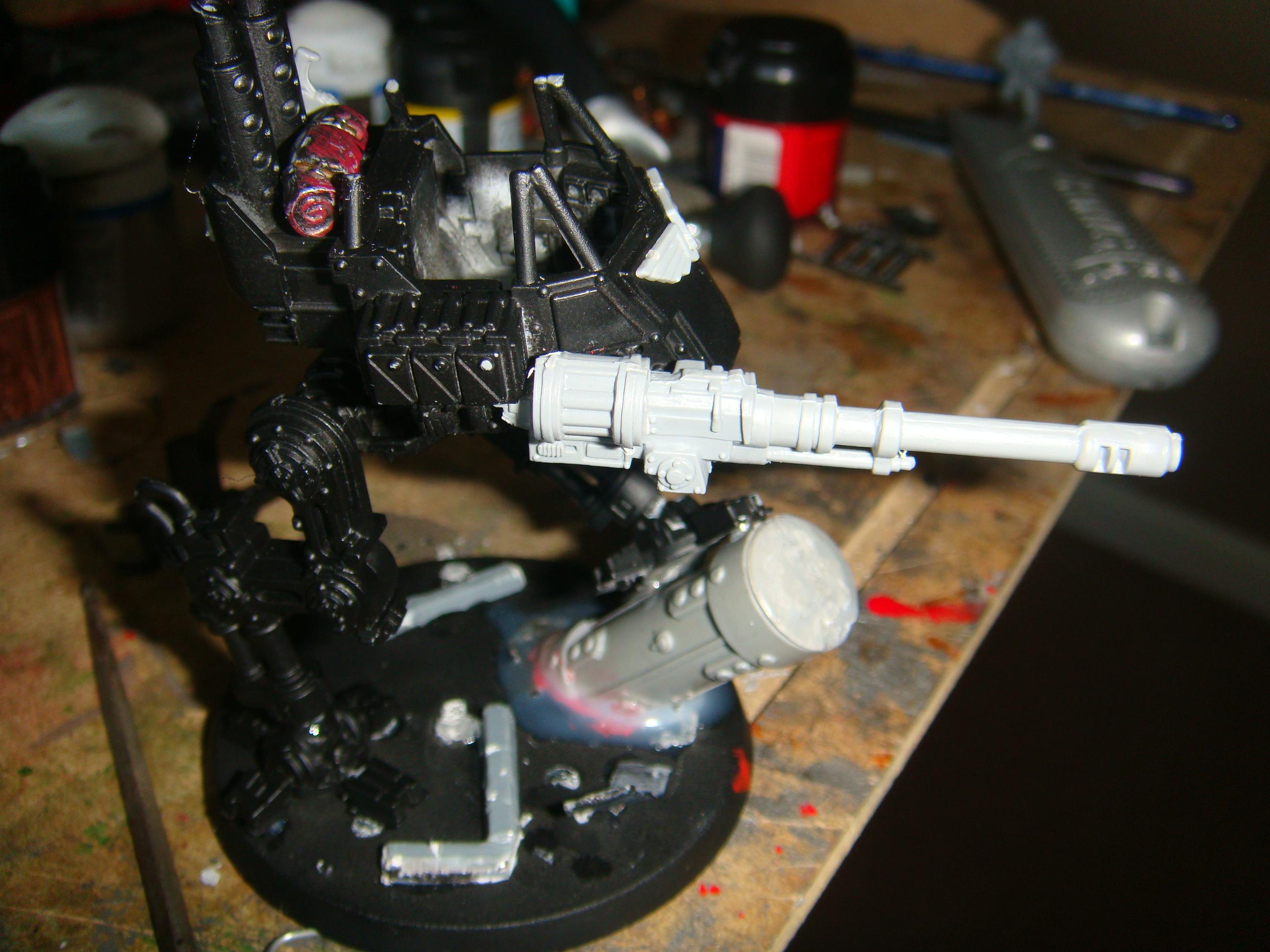 Armed with Auto cannon from HW sprue, think its too long?