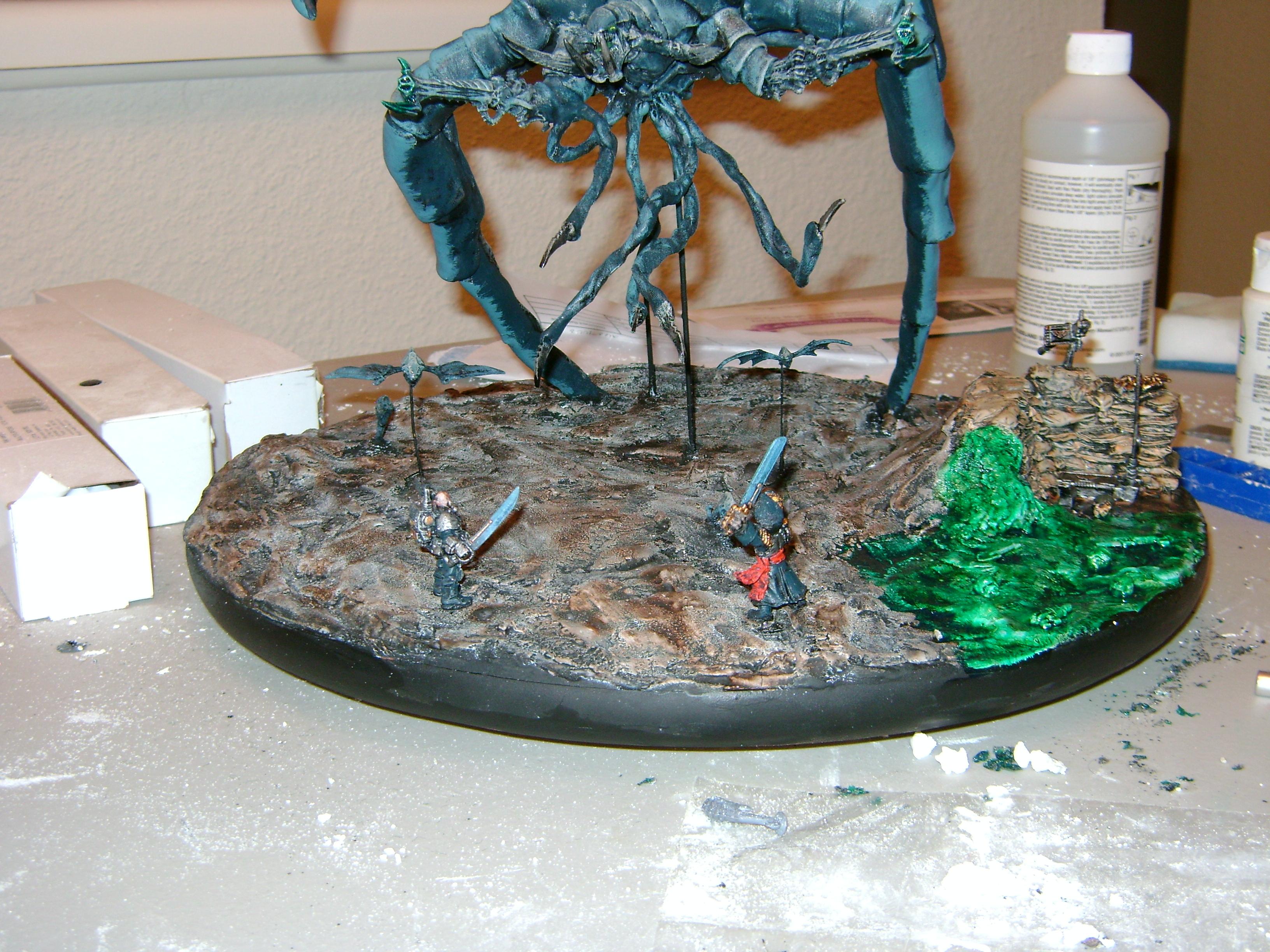 Venom cannon goo and tyranid spit/slime  made with realistic water effects with dye for the goo