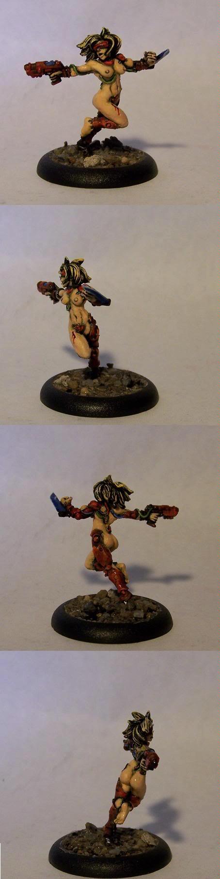 Cyborg, Female, Naked, Sexy, Urban War, Void