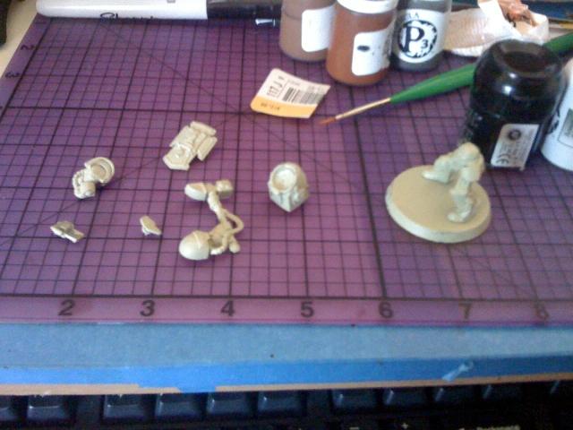 117, Space Marines, Spartan, Terminator Armor, Warhammer 40,000, Work In Progress